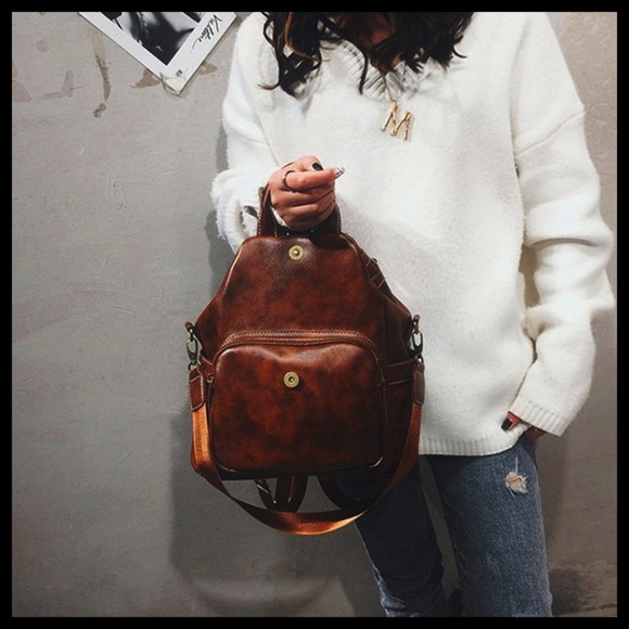 NEW EDISON Multi Function Backpack Shoulder Bag - Picture 3 of 8